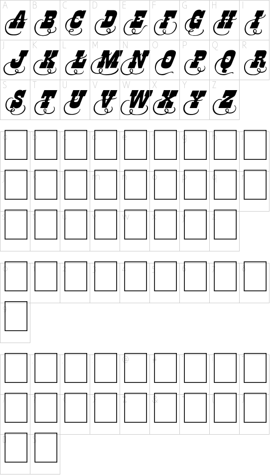 character map