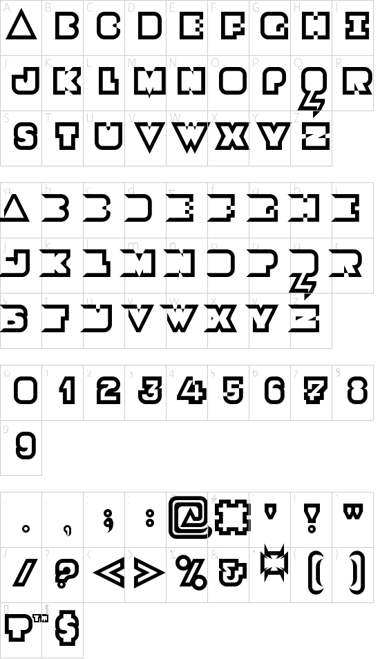 character map