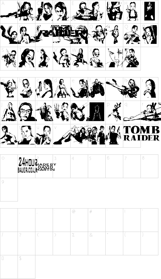 character map